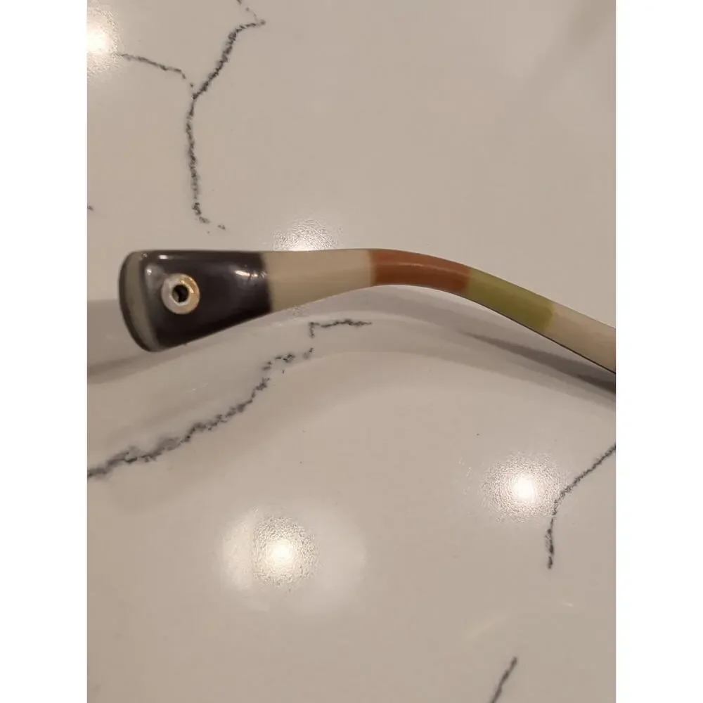 Coach Kristina HC7003 Gold/Brown Pilot Sunglasses, 59-13-135, Authentic